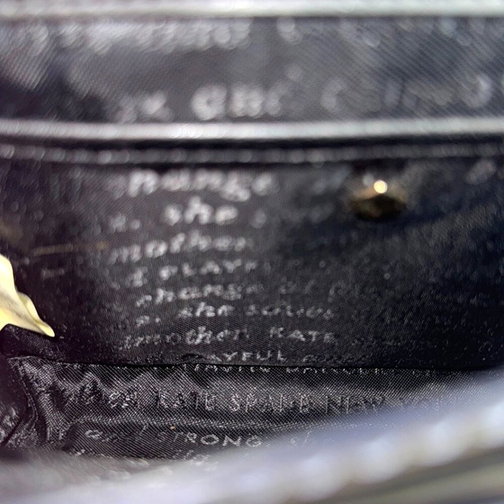 Kate Spade Storybook Lining Glitter Burgess Court Convertible Crossbody Bag - Picture 14 of 17